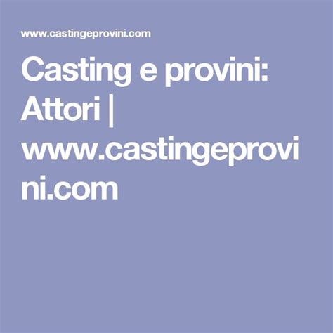 provini hard|CastingeProvini.com .